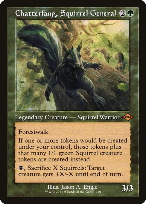 Chatterfang, Squirrel General, Modern Horizons 2 #410