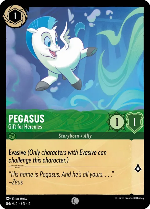 Pegasus - Gift for Hercules, Ursula's Return #84