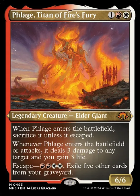 Phlage, Titan of Fire's Fury, Modern Horizons 3 #493