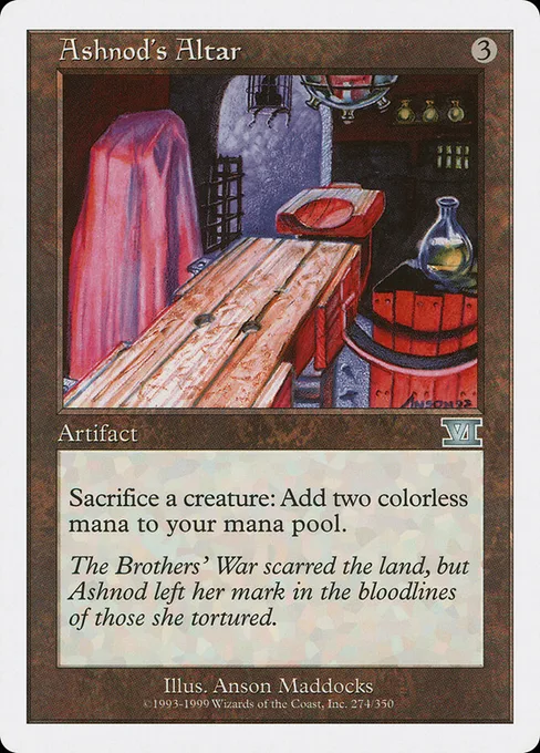 Ashnod's Altar, Classic Sixth Edition #274