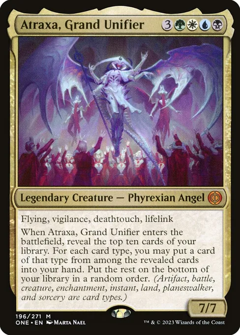 Atraxa, Grand Unifier, Phyrexia: All Will Be One #196