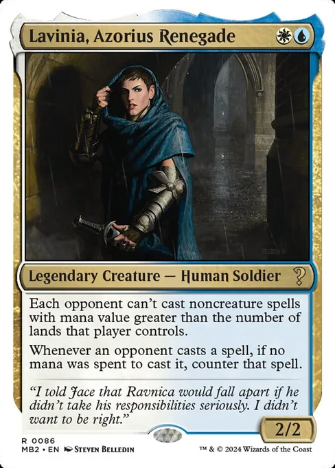 Lavinia, Azorius Renegade, Mystery Booster 2 #86