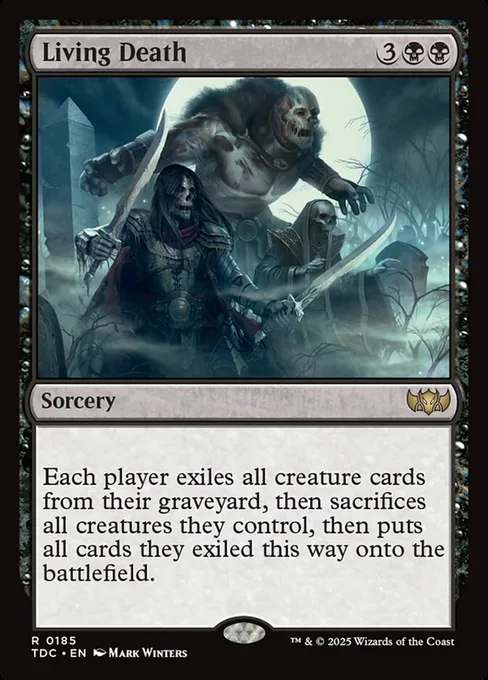 Living Death, Tarkir: Dragonstorm Commander #185