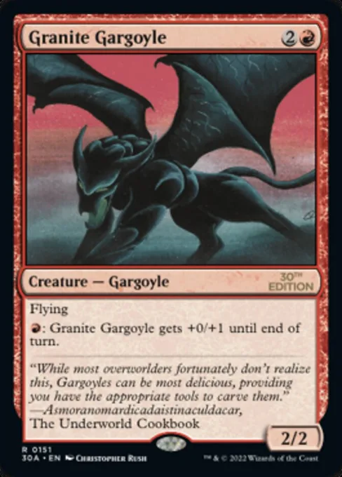 Granite Gargoyle, 30th Anniversary Edition #151