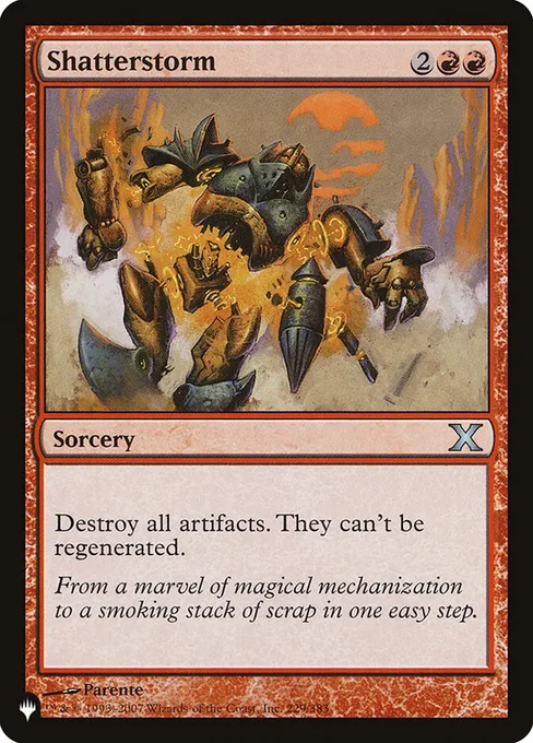 Shatterstorm, The List #10E-229