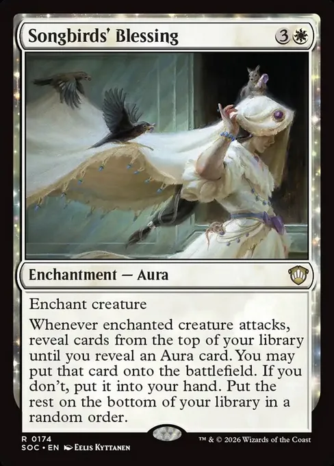 Songbirds' Blessing, Secrets of Strixhaven Commander #174