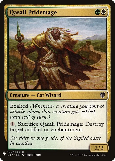 Qasali Pridemage, The List #C17-189