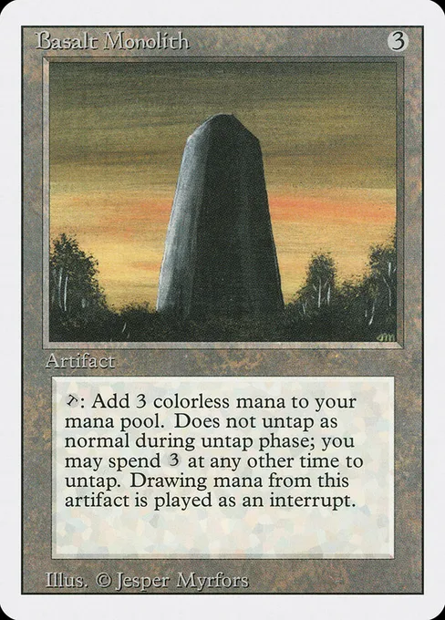 Basalt Monolith, Revised Edition #235