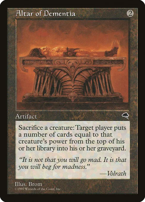Altar of Dementia, Tempest #276
