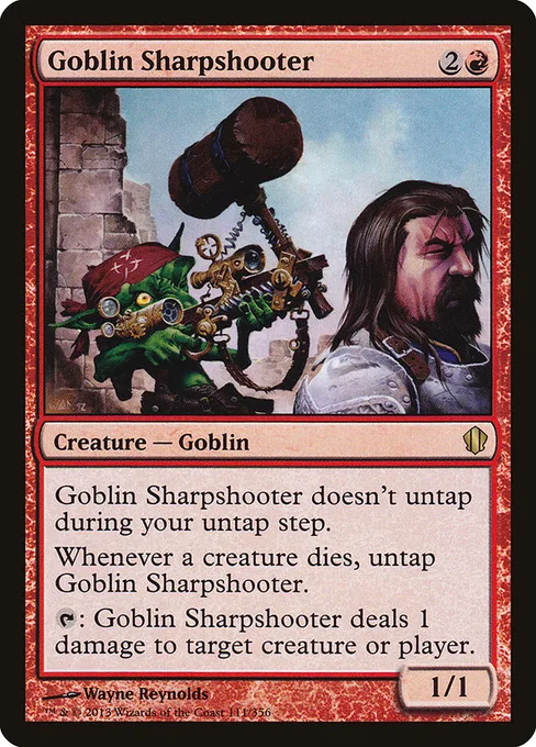 Goblin Sharpshooter, Commander 2013 #111