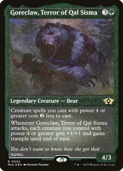 Goreclaw, Terror of Qal Sisma, Holofoil