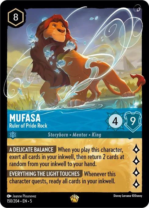 Mufasa - Ruler of Pride Rock, Shimmering Skies #150