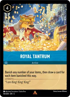 Royal Tantrum, Normal