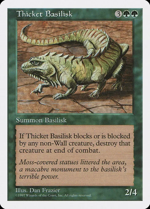 Thicket Basilisk, Fifth Edition #331