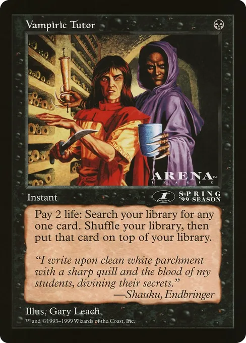 Vampiric Tutor, Oversized League Prizes #74