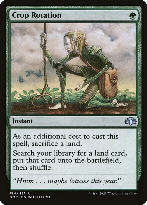 Crop Rotation, Dominaria Remastered #154