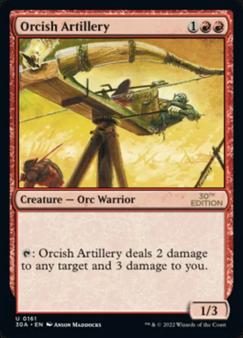 Orcish Artillery, 30th Anniversary Edition #161