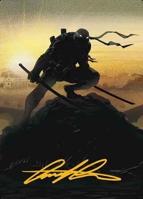Leonardo, Sewer Samurai // Leonardo, Sewer Samurai, Teenage Mutant Ninja Turtles Art Series #20