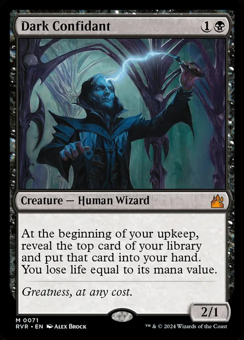 Dark Confidant, Ravnica Remastered #71