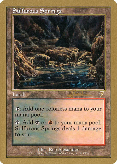 Sulfurous Springs, World Championship Decks 2001 #ar345