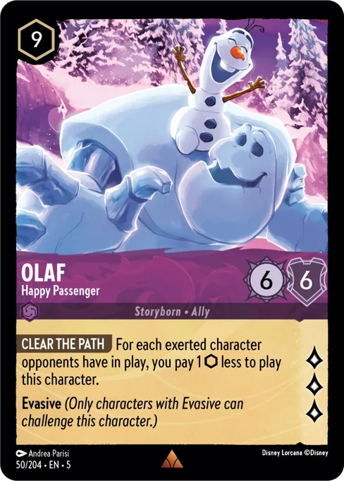 Olaf - Happy Passenger, Shimmering Skies #50