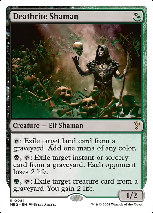Deathrite Shaman, Mystery Booster 2 #81