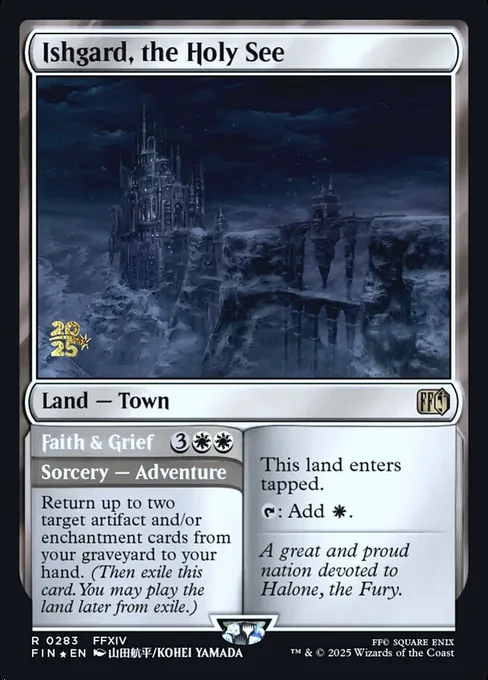 Ishgard, the Holy See // Faith & Grief, Final Fantasy Promos #283s
