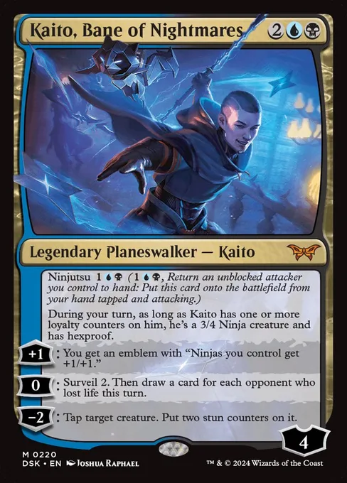 Kaito, Bane of Nightmares, Duskmourn: House of Horror #220