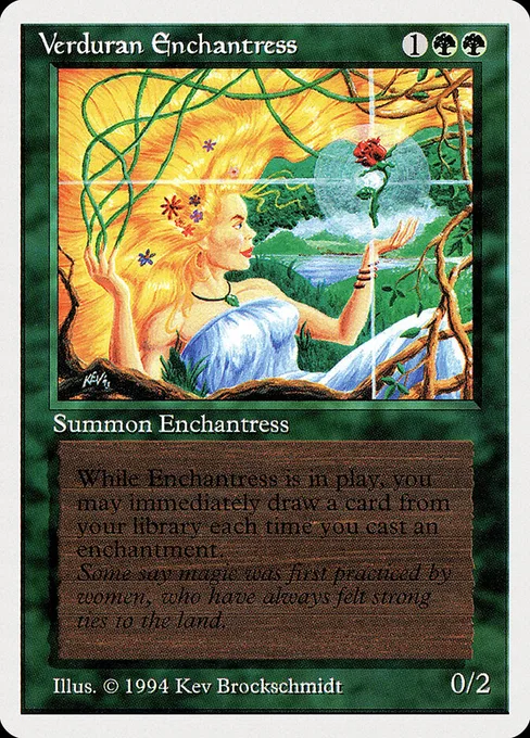 Verduran Enchantress, Summer Magic / Edgar #223