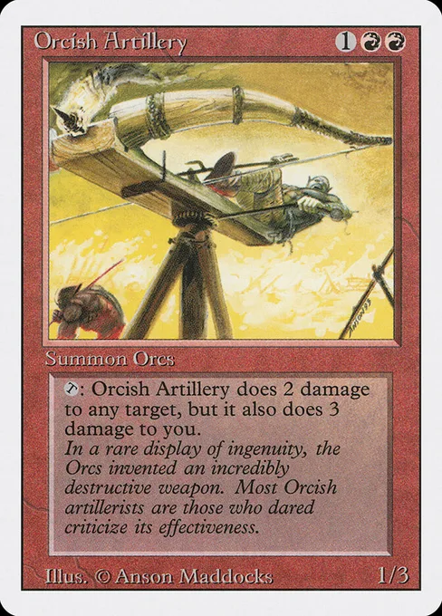 Orcish Artillery, Revised Edition #168