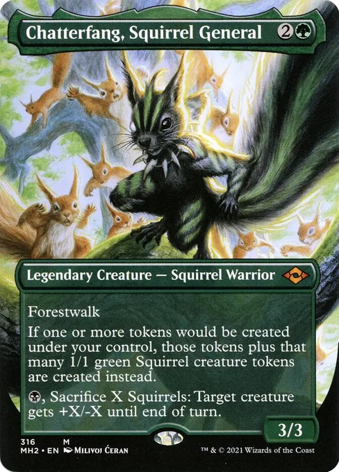 Chatterfang, Squirrel General, Modern Horizons 2 #316