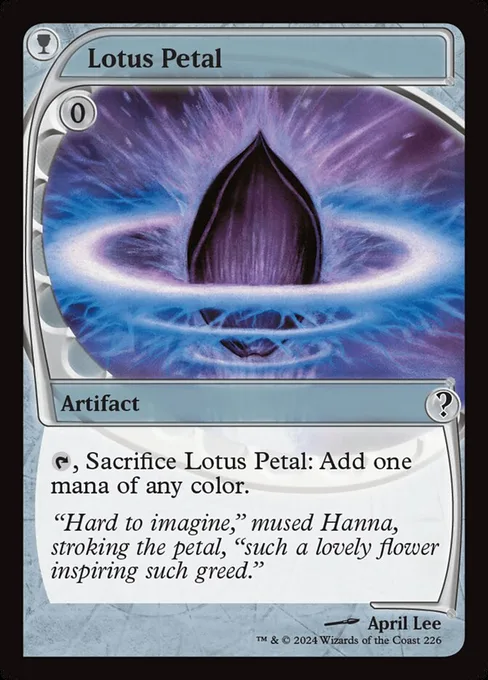 Lotus Petal, Mystery Booster 2 #226