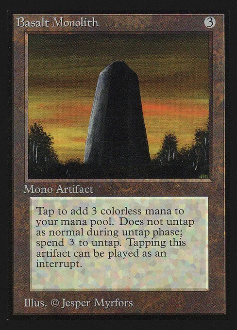 Basalt Monolith, Intl. Collectors' Edition #232