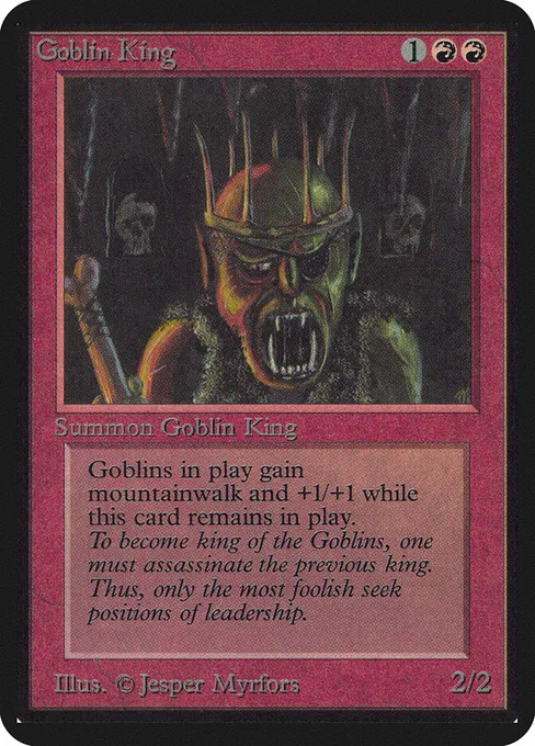 Goblin King, Limited Edition Alpha #154