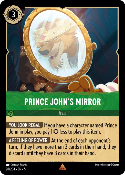 Prince John's Mirror, Shimmering Skies #98