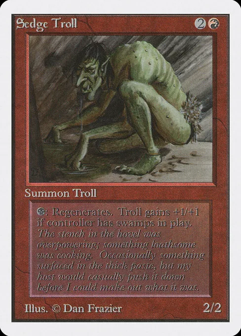 Sedge Troll, Unlimited Edition #173