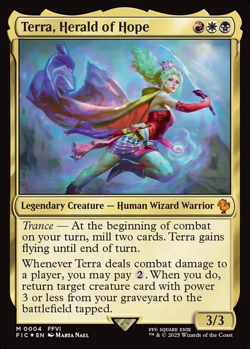 Terra, Herald of Hope, Final Fantasy Commander #4