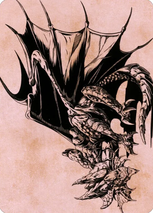 Ancient Copper Dragon // Ancient Copper Dragon, Battle for Baldur's Gate Art Series #52