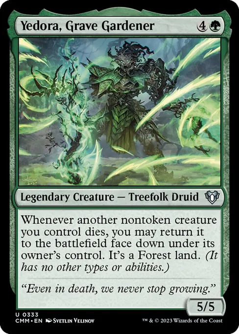 Yedora, Grave Gardener, Commander Masters #333