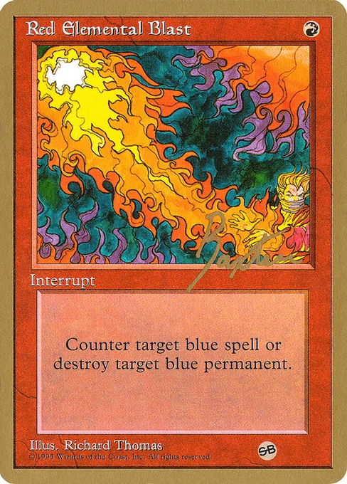 Red Elemental Blast, Pro Tour Collector Set #gb218sb
