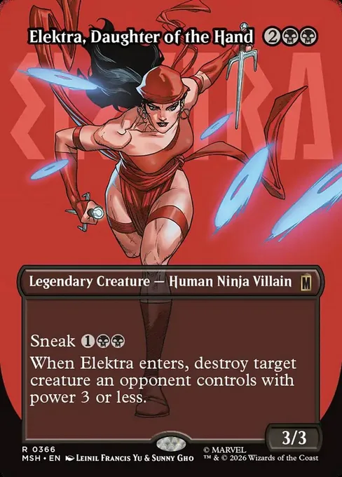 Elektra, Daughter of the Hand, Marvel Super Heroes #366