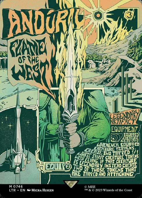 Andúril, Flame of the West, The Lord of the Rings: Tales of Middle-earth #746