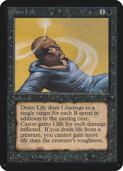 Drain Life, Limited Edition Alpha #105