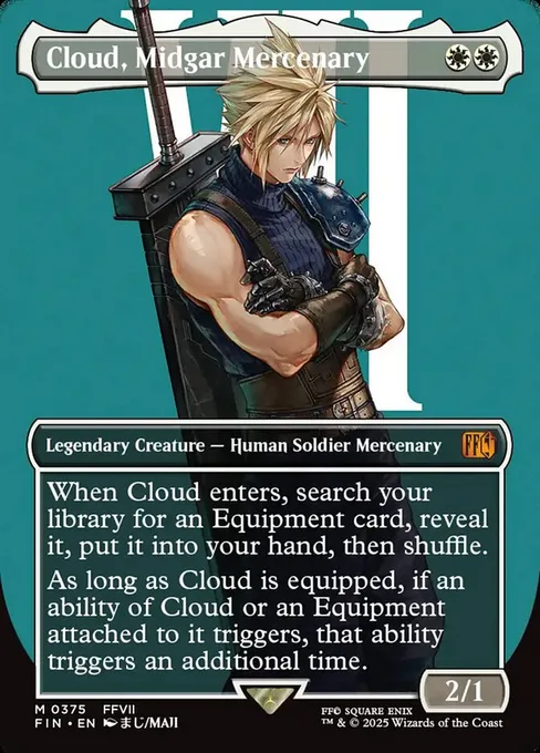 Cloud, Midgar Mercenary, Final Fantasy #375