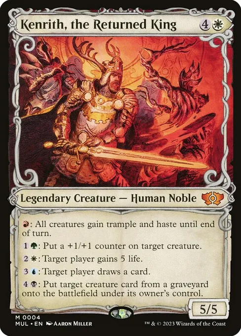 Kenrith, the Returned King, Multiverse Legends #4