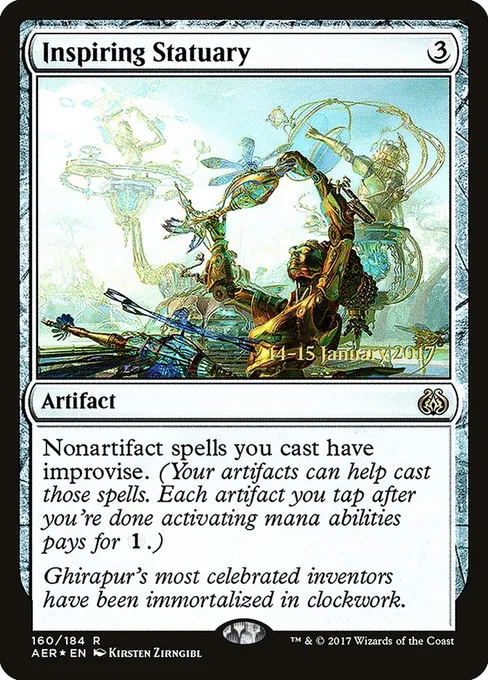 Inspiring Statuary, Aether Revolt Promos #160s