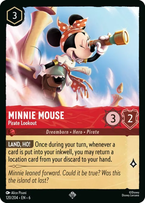 Minnie Mouse - Pirate Lookout, Azurite Sea #120