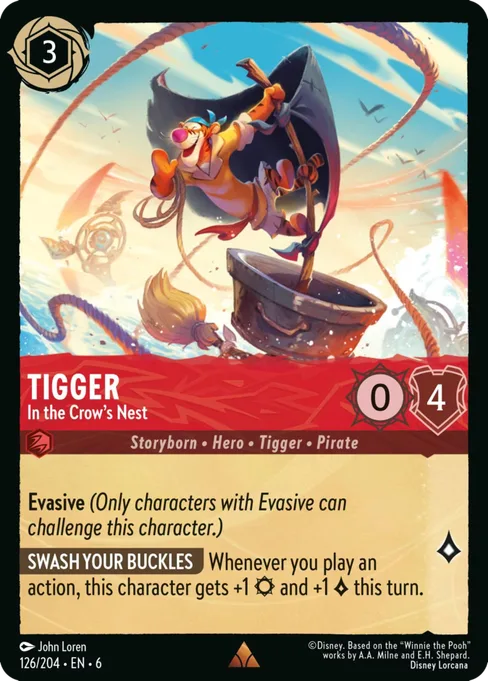 Tigger - In the Crow's Nest, Azurite Sea #126