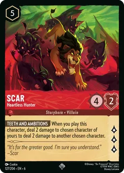 Scar - Heartless Hunter, Normal
