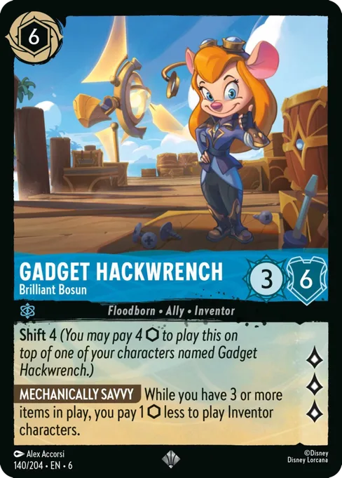 Gadget Hackwrench - Brilliant Bosun, Azurite Sea #140